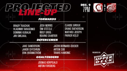 OTTatDET-PROJECTED LINE UP