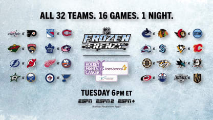 Frozen Frenzy x Hockey Fights Cancer