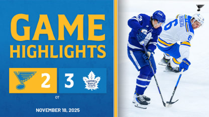 Highlights: TOR 3, STL 2 (OT)