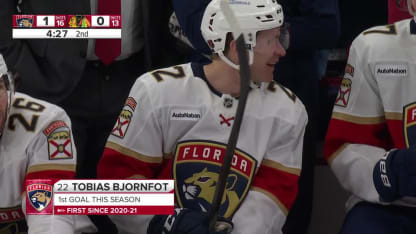 FLA at CHI: Bjornfot nets first of season