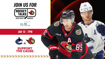 Vancouver Canucks @ Ottawa Senators