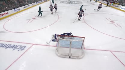 EDM@SJS: Celebrini scores goal against Connor Ingram