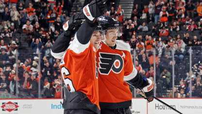 Flyers score three goals in :59