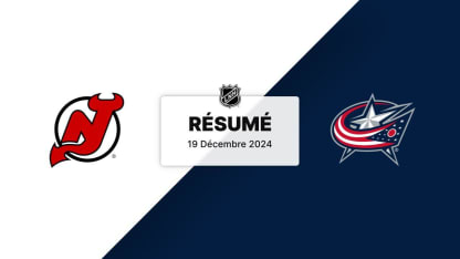 NJD vs CBJ | Résumé 19/12/24