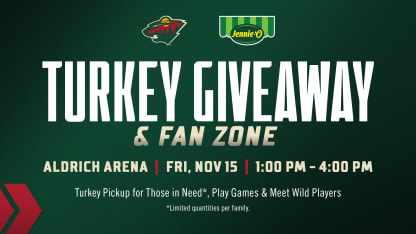 Minnesota Wild to Host Fan Fest & Turkey Giveaway