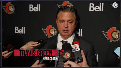 Travis Green dispo médias après le match contre BUF