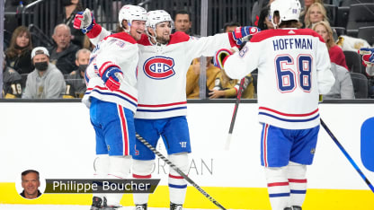 Toffoli Canadiens celebrate badge Boucher