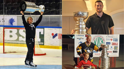 Pittsburgh players brought Stanley Cup to Europe
