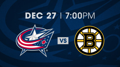 FRIDAY, DECEMBER 27 AT 7 PM VS. BOSTON BRUINS