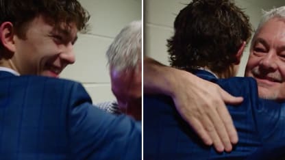 New York Islanders Matthew Schaefer first goal dad Todd joke