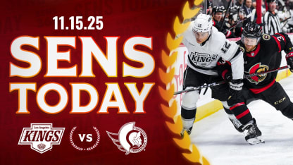 Sens Today: Sens Clash With Kings