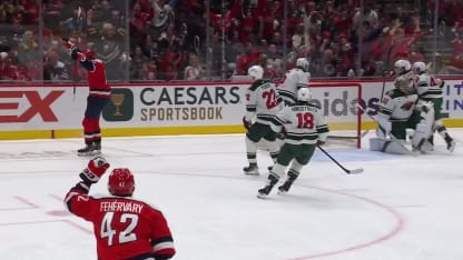 MIN@WSH: Strome scores goal against Filip Gustavsson