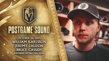 🎥 POSTGAME SOUND: Karlsson, Lauzon & Cassidy