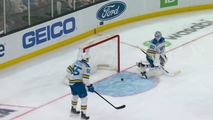 STL@BOS: Arvidsson scores goal against Jordan Binnington