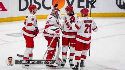 Analyse pas bonne direction Hurricanes match no 4 Panthers