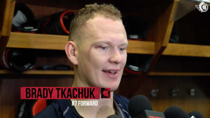 Brady Tkachuk dispo médias - 3 octobre