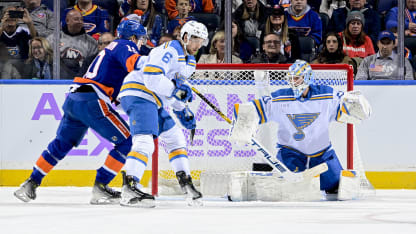 St. Louis Blues New York Islanders game recap November 22, 2025