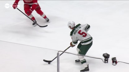 MIN@DET: Tarasenko scores goal against Cam Talbot