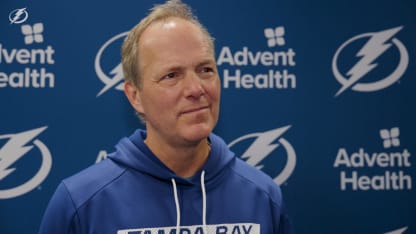 Jon Cooper | Pregame at Florida Panthers