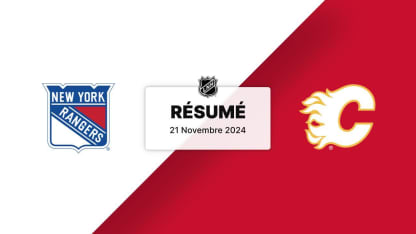 NYR vs CGY | Résumé 21/11/24