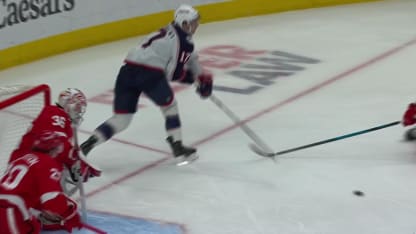 CBJ@DET: Heinen scores goal against John Gibson