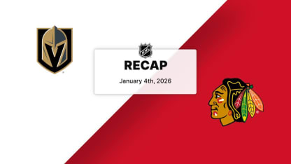 Recap: Golden Knights at Blackhawks 1.4.26