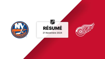 NYI vs DET | Résumé 21/11/24