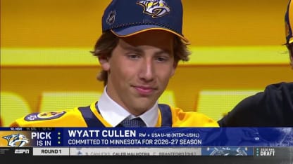 Cullen drafted No. 10 by Predators
