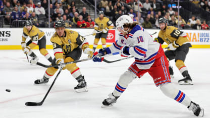 Golden Knights fall to Rangers