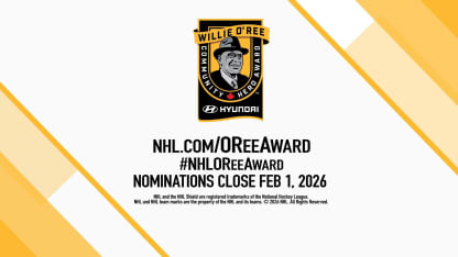 2026 Willie O’Ree Community Hero Award Nominations are Open