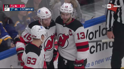 Nico Hischier with a Goal vs. St. Louis Blues