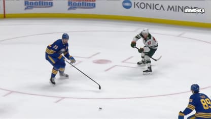 MIN@BUF: Zuccarello marque un but en A.N. contre Ukko-Pekka Luukkonen