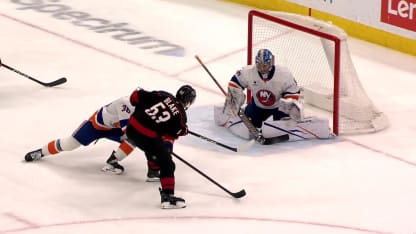 NYI@CAR: Blake scores goal against Ilya Sorokin