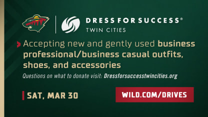 MINNESOTA WILD TO HOST WOMEN’S CLOTHING DRIVE ON SATURDAY, MARCH 30