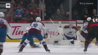 COL@OTT: Giroux marque un but contre Mackenzie Blackwood