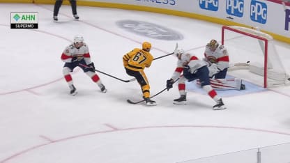 FLA@PIT: Rakell scores goal against Daniil Tarasov