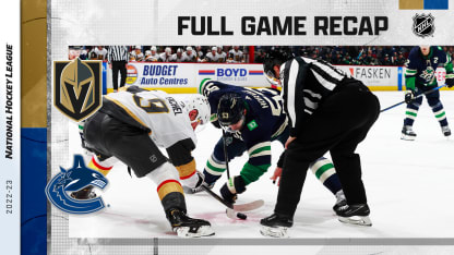Recap: VGK 5, VAN 4