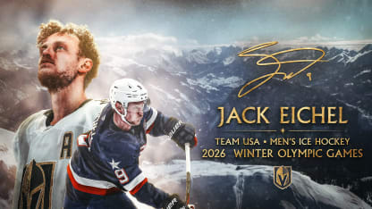 Vegas Golden Knights Forward Jack Eichel Named to 2026 U.S. Olympic Men's Ice Hockey Team