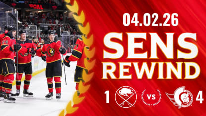 Sens Dig Deep to Kick Off Homestand With Win