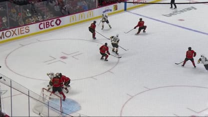 VGK@OTT: Andersson scores goal against Mads Sogaard