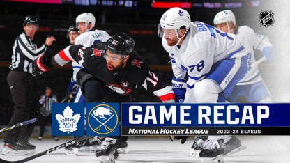 Toronto Maple Leafs Buffalo Sabres game recap March 30