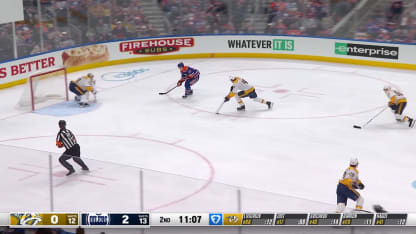 NSH@EDM: Annunen with a great save against Zach Hyman