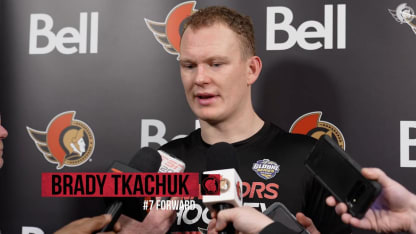 Brady Tkachuk Postgame Media vs DET