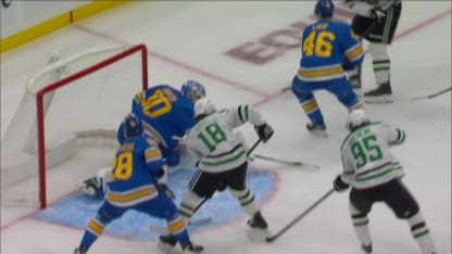DAL@STL: Lyubushkin scores goal against Joel Hofer