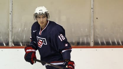 Matt Nieto Team USA Hockey national junior evaluation camp August 8, 2011