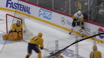 Malkin scores from behind the net