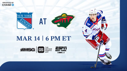 Rangers at Wild: Pregame Notes | 03.14.26