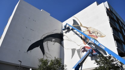 Sharks to Unveil 'Bleed Teal' Mural