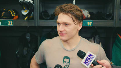 Kaprizov Postgame vs. Vancouver 4/2