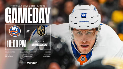 Game Preview: Islanders at Golden Knights Nov. 13
